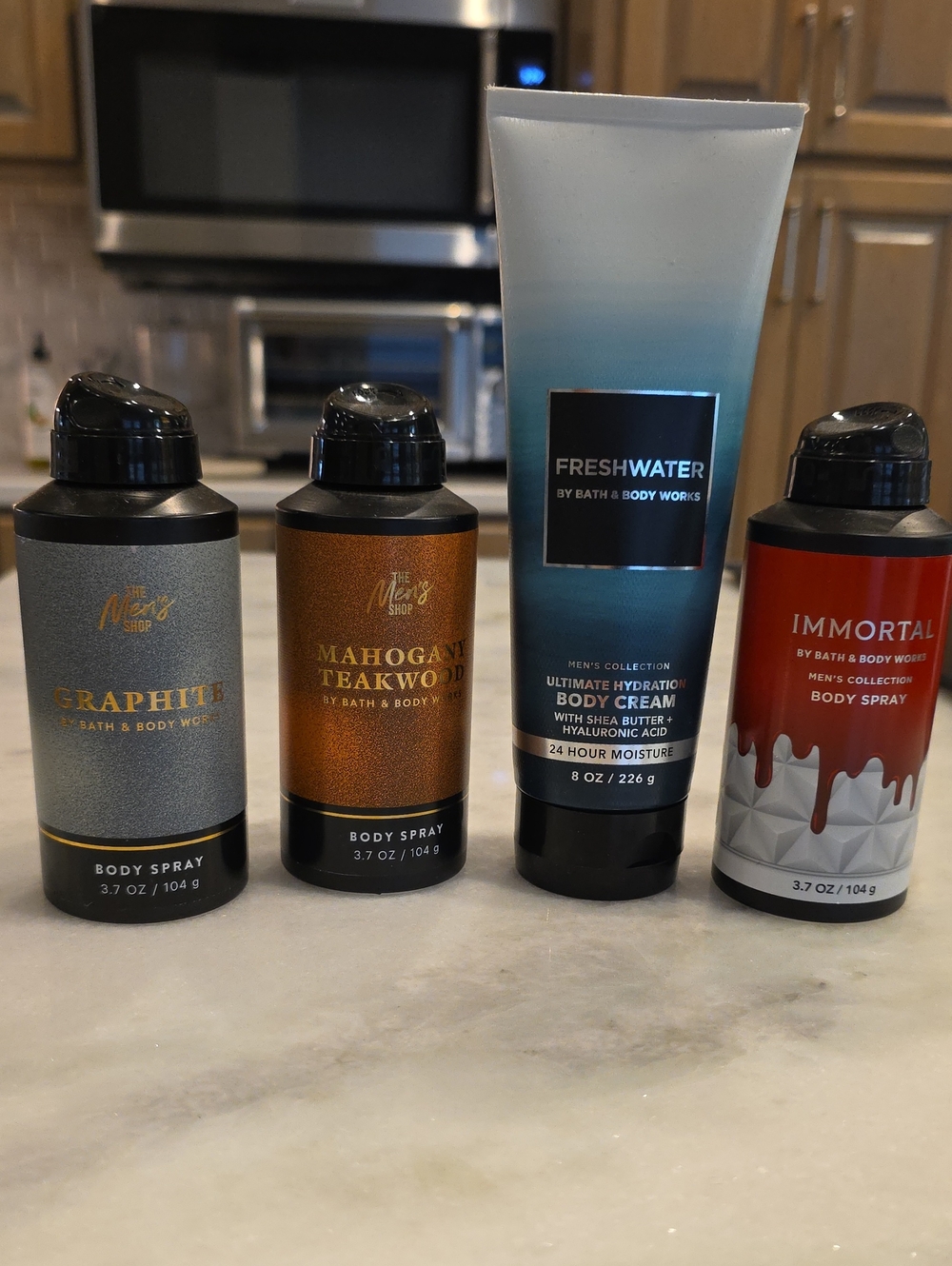 Bath & Body Works Men's Collection Body Sprays & Cream